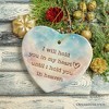 Heartfelt Until I Hold You in Heaven Ornament, Beloved Memorial Christmas Gift| OrnamentallyYou - 4 of 4