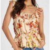 Women's Johnny Floral Ruffle Tank - dRA Los Angeles - image 2 of 3