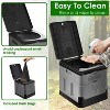 LunaLulinlk Portable Toilet for Car Camping Boating Hiking Outdoor Travel Potty with Carry Bag Foldable Emergency Toilet with Lid Trash Bags - 3 of 4