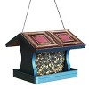 Panacea Woodlink Modern Farmhouse Vintage Tin Panel Roof Hopper Feeder - Blue/Brown - 3 of 3