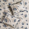 Sapphtopaz Bedding Quilt Set Comforter Set Coastal Style Shell Coral Print Reversible Quilt Set with Throw Pillows - 3 of 4