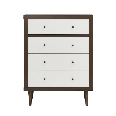 walnut/white
