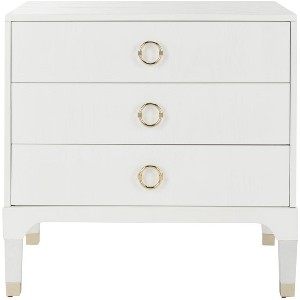 Lorna 3 Drawer Nightstand - FOX6232 - Safavieh Couture - 1 of 4