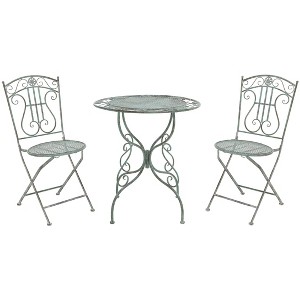 Semly 3 Bistro Setting - Outdoor - PAT5028 - Safavieh - 1 of 4