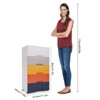 YIYIBYUS Plastic Drawers Dresser, Storage Cabinet Tall Dresser Organizer - 3 of 4