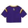 NFL Minnesota Vikings Women's Short Sleeve Fashion Crop Jersey - 3 of 3