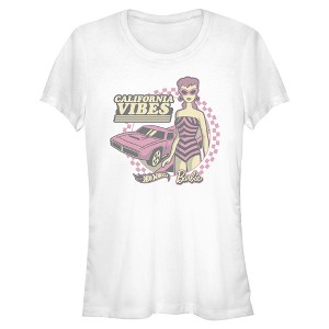 Juniors Mattel Hot Wheels and Barbie California Vibes T Shirt - 1 of 2