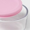 8pc (set of 4) 1c Round Glass Food Storage Container Set - Room Essentials™ - 3 of 3