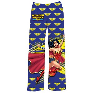 Collections Etc Wonder Woman Superhero Comfy Drawstring Lounge Pants - 1 of 4