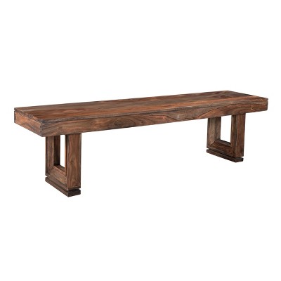 Beckenridge Dining Bench Brown - Treasure Trove Accents