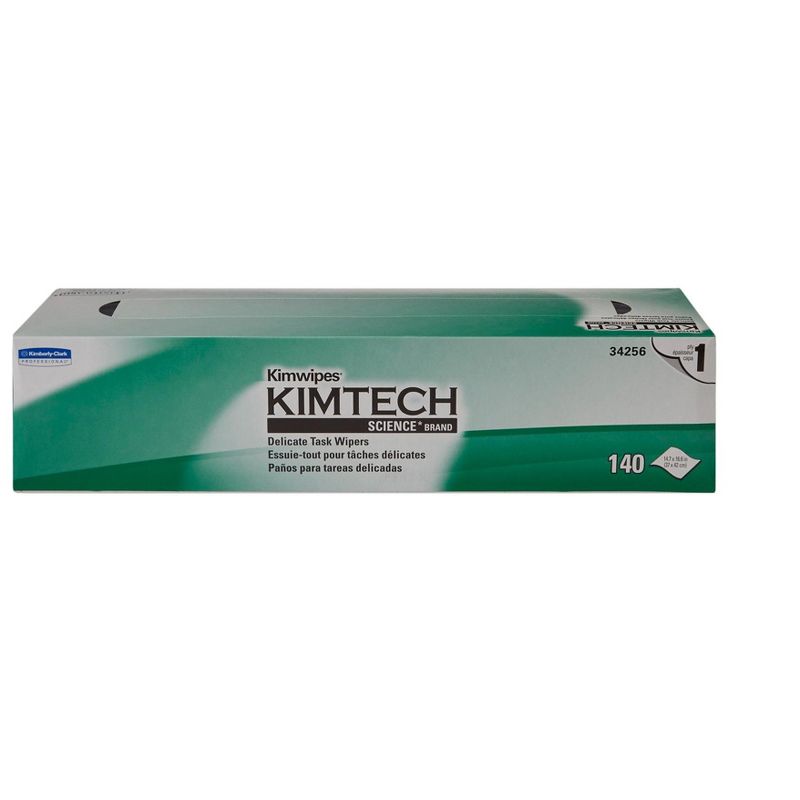 Kimtech Science Kimwipes Disposable Task Wipers 14-7/10 x 16-3/5" 34256, 140 Ct, 2 of 4