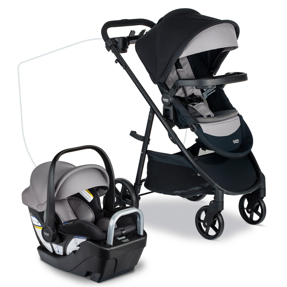 Photos - Pushchair Accessories Britax Romer Britax Willow Brook S+ Baby Travel System - Graphite Onyx 