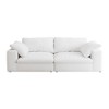 NicBex Couches for Living Room Feather-filled Seat Sofa Couches Comfy Upholstered 1pc Modular Design Sofa - 4 of 4