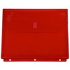 JAM Paper 9 1/2'' x 1 1/4'' x 11 1/2'' 6pk Plastic Binder Envelopes with Easy Closure, 3 Hole Punch: Binder Dividers - 3 of 4
