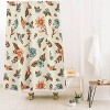 Susanne Kasielke Retro Vintage Floral Neutral Heavy Shower Curtain - Deny Designs: Machine Washable, Microfiber, Ring Top - 2 of 3