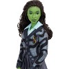 Mattel Universal Wicked Elphaba Fashion Doll & Accessories with Green Skin, Braided Black Hair, Posability & Removable School Uniform - 3 of 4