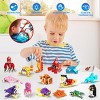 HogoKids 24 Pack Party Favors Building Set, 629PCS Marine Animals Blocks Goodie Bag Stuffers Valentines Day Easter for Kids Ages 6+ - 4 of 4