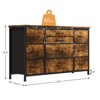 Jojoka Wide Dresser with 10 Large Drawers for 55'' TV Stand - 3 of 4