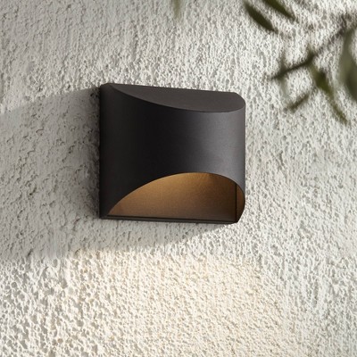 Ratner Black LED Downlight Outdoor Wall Fixture
