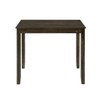 TiramisuBest Walnut Counter Height 5pc Dining Set Walnut Finish Table and 4 Counter Height Chairs - 3 of 4
