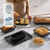6 Piece Non-Stick Bakeware Sets, Easy for Release and Clean up, Carbon Steel - 3 of 4