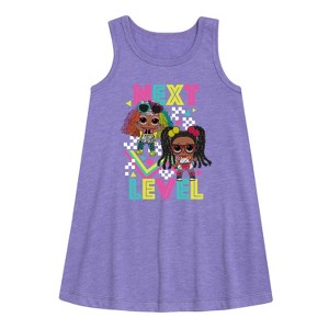 Girls' - LOL Surprise! - Next Level Graphic Sleeveless Aline Dress - 1 of 2