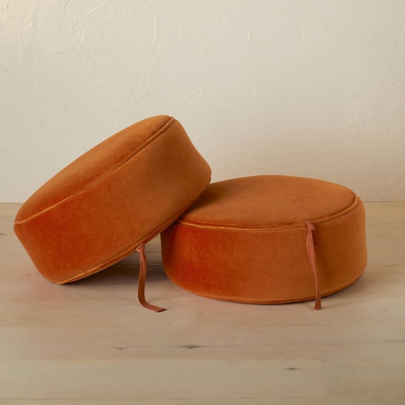 Olivia Round Pouf Rust - Opalhouse&#8482; designed with Jungalow&#8482;, 6 of 8