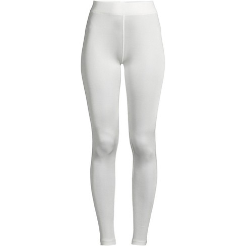 Lands' End Women's Petite Silk Interlock Thermal Pants Base Layer Long  Underwear Leggings - Small - Ivory