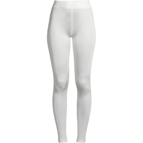 Lands' End Women's Petite Silk Interlock Thermal Pants Base Layer Long Underwear  Leggings - X-large - Ivory : Target