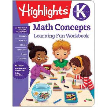 Math Concepts Kindergarten -  (Highlights Learning Fun Workbooks) (Paperback)