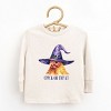 The Juniper Shop Chick Or Treat Watercolor Distressed Toddler Long Sleeve Tee - 2 of 4