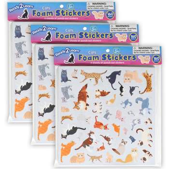 SAFIGLE 15pcs 3D Stickers Toddler Crafts Ages 2-4 Kids Crafts Age 3 to 5  Preschool Art Drawing Sticker Kids Playset Foams Stickers Arts and Crafts  for