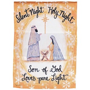 Dicksons Magnolia Garden Outdoor Flag Decoration For Garden, Yard, Or Walkway Standard 13 x 18, Weather Resistant Polyester, Holy Family Loves Pure - 1 of 1