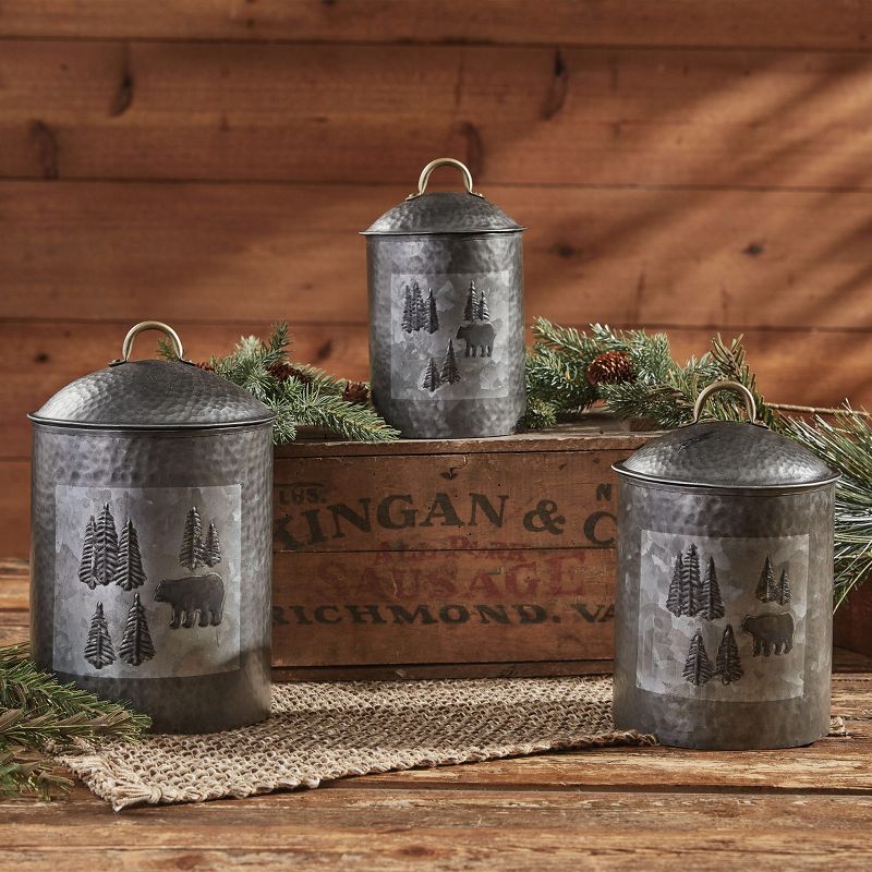 Park Designs Wild Woods Bear Canisters Set, 2 of 4