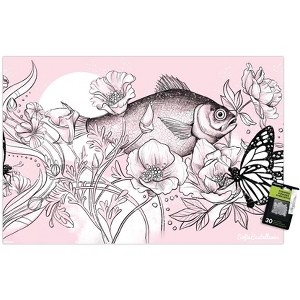 Trends International Sofia Castellanos - Fish Dance Unframed Wall Poster Prints - 1 of 4