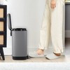 COZONY 1.3 Gallon Stainless Steel Trash Can with Lid, Soft-Close Pedal, Fingerprint Resistant, Compact Garbage Bin for Kitchen & Bathroom - 3 of 4