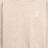 Women's - Disney Princess - Princess Belle Lightweight French Terry Wide Neck Long Sleeve Shirt - 3 of 4