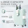 Dexmalle 3 pcs/set Carry on Suitcase with Cup Holder & USB Port - 4 of 4