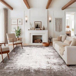 COZONY Abstract Area Rug - Ultra-Soft Modern Indoor Carpet, Non-Slip Stain-Resistant Floor Cover for Living Room - 1 of 4
