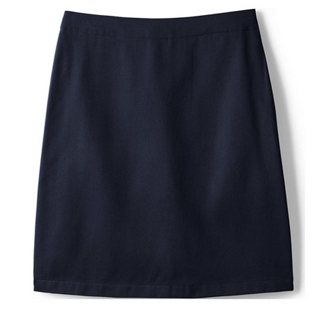 Lands' End School Uniform Girls Slim Blend Chino Skort Top Of Knee - 10 ...