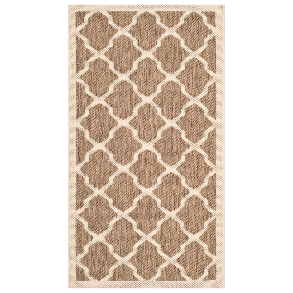  Amherst Evie Outdoor Rug Brown/Bone