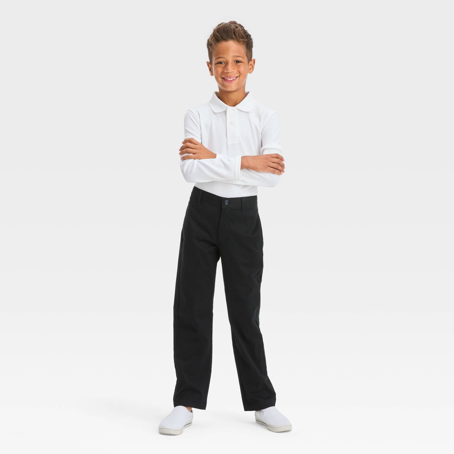 Boys Straight Fit Uniform Pants Cat & Jack