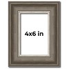 PosterPalooza | Photo Size Weathered Black Picture Frame - UV Acrylic, Foam Board Backing, Hanging Hardware - 2 of 4