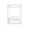 YOOCOZZ Twin Size Canopy Bed with Fence and Guardrails - 4 of 4