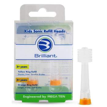Brilliant Kids' Sonic Toothbrush Refill Heads - Soft - 2ct