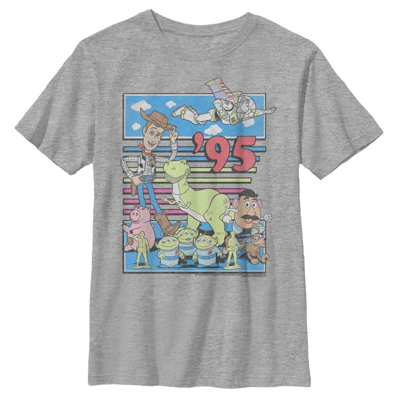 Boy's Toy Story Retro Best Friend Toys T-Shirt, 1 of 5