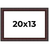 PosterPalooza | Linear Brown Picture Frame - UV Acrylic, Backing Board, Hanging Hardware Included - 2 of 4