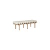 Meridian Furniture,Landon Vegan Leather Bench - 3 of 4