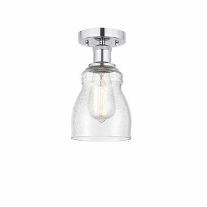 Ellery - 1 Light Semi-Flush Mount In Nautiical Style-9.75 Inches Tall and 4.75 Inches Wide - 1 of 1