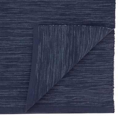 Navy Blue Cotton Classic Design Table Runner